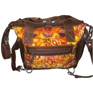 Guatemalan Leather Handbag/Backpack/Crossbody NWOT